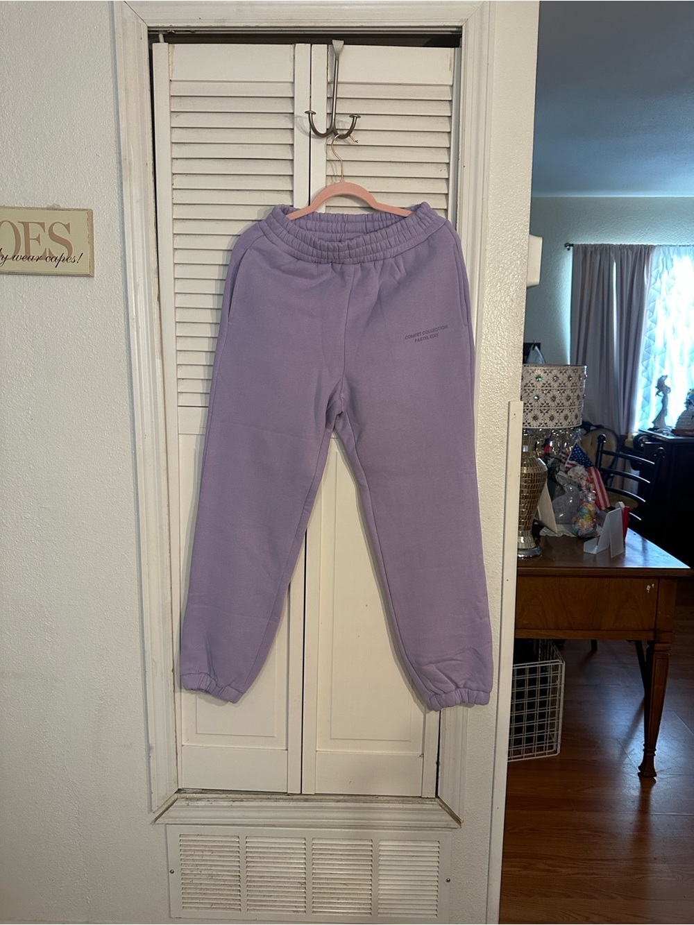 Women's Lavender Cozy Jogger Sweatpants